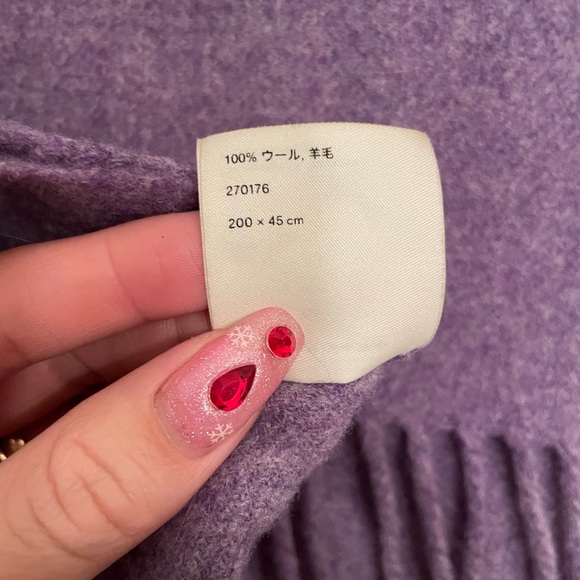 Acne studios scarf - lilac purple - Picture 5 of 6